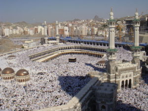 Kaaba during hajj
