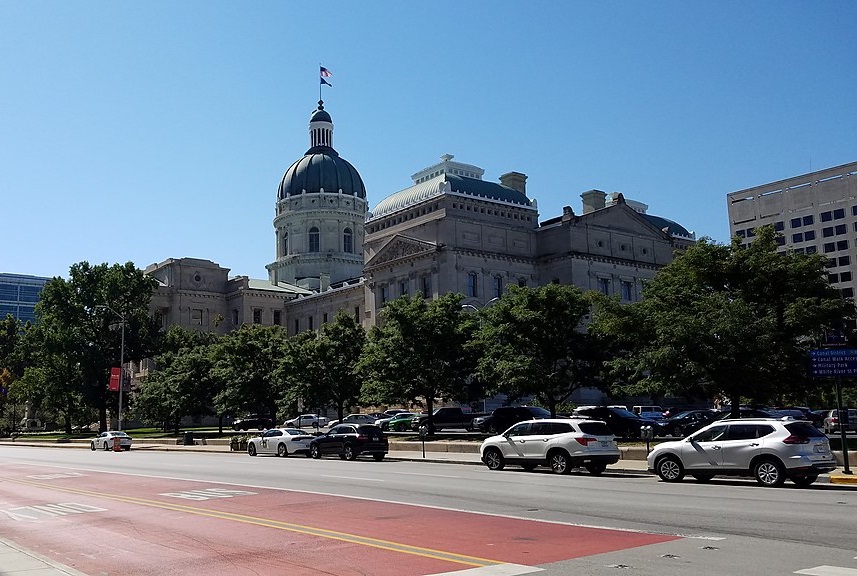 Indiana State Capitol in Indianapolis