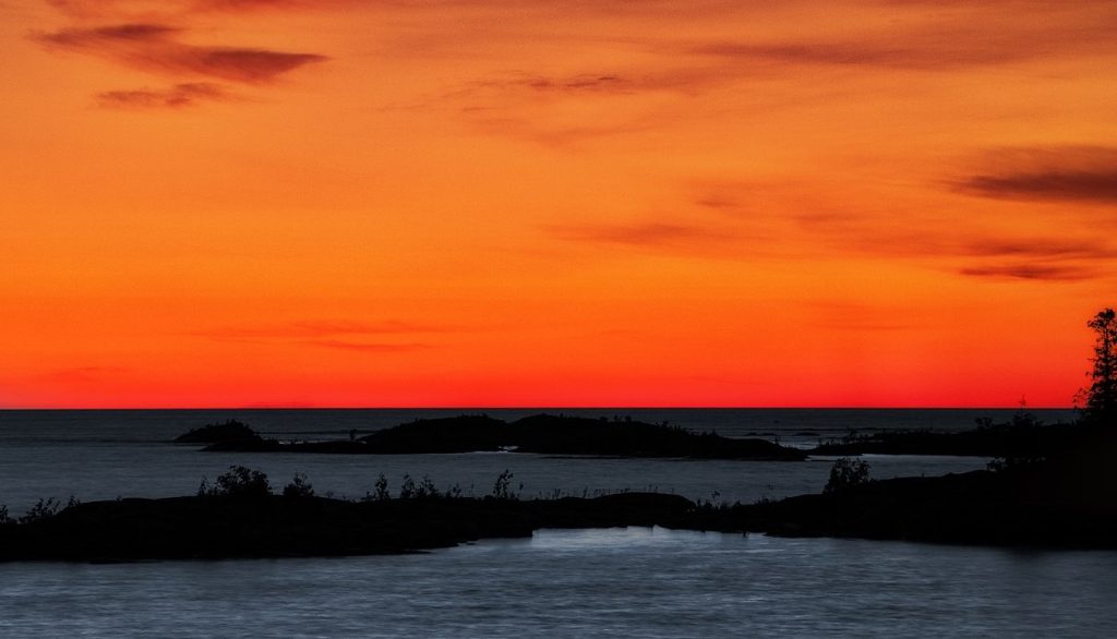 Sunrise as seen from Bruce Peninsula National Park