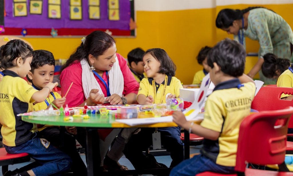 Kindergarten in India