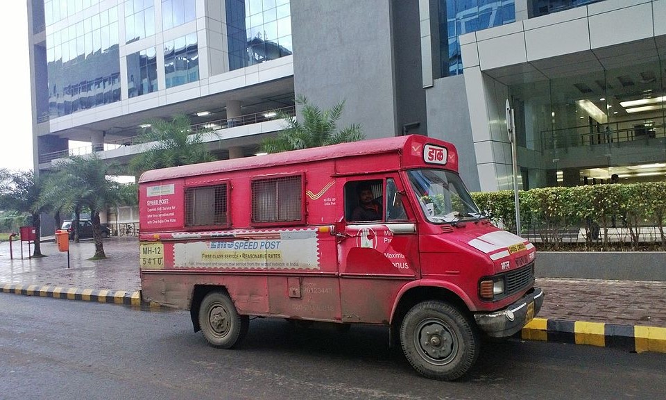 Indian Postal Service Delivery Van