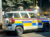 Mumbai Police jeep