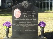 Irma Rangel grave marker