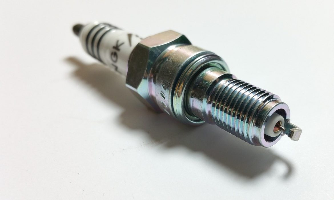 Spark plug with Iridium