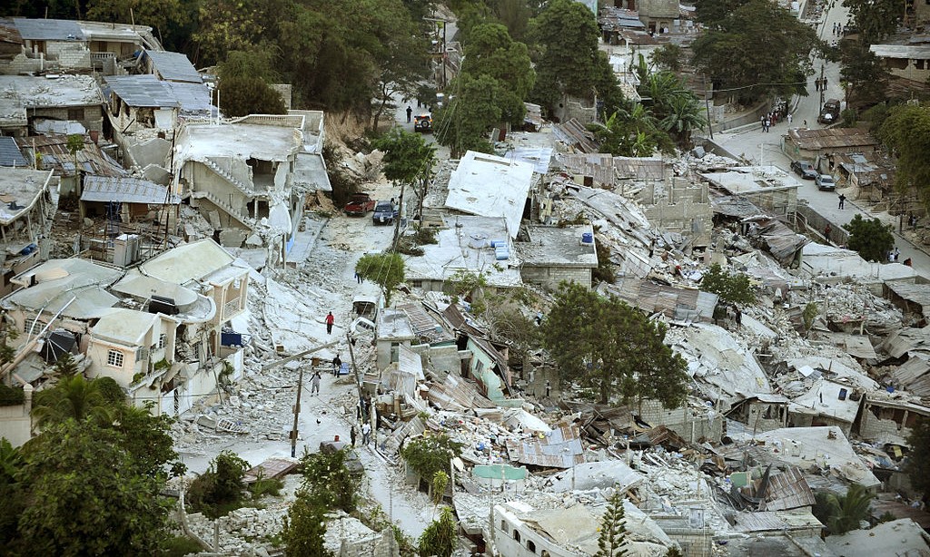 Earthquake damage in Port-au-Prince