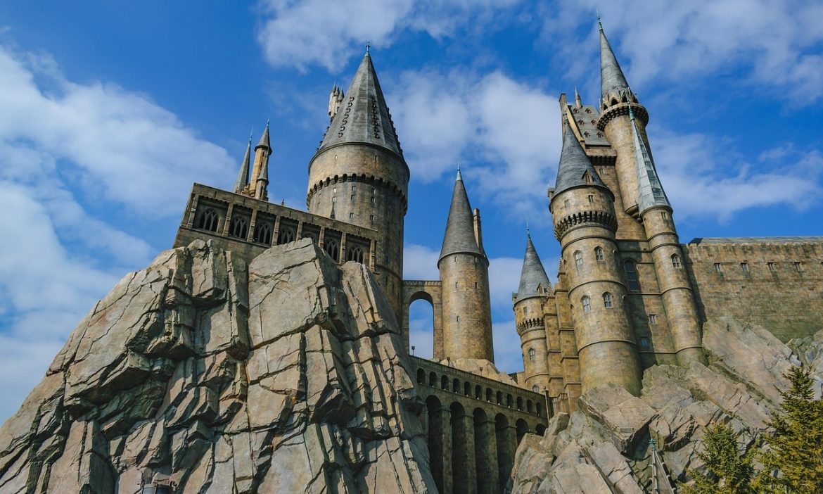 Hogwarts castle replica of Harry Potter